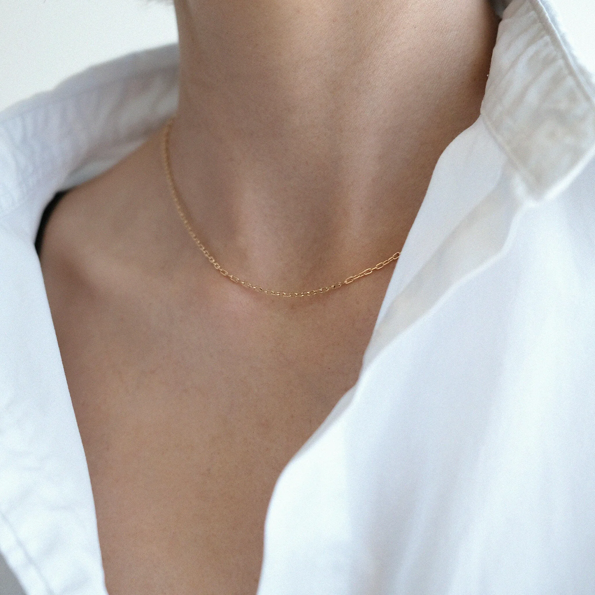 Gold Filled Kos Chain Necklace