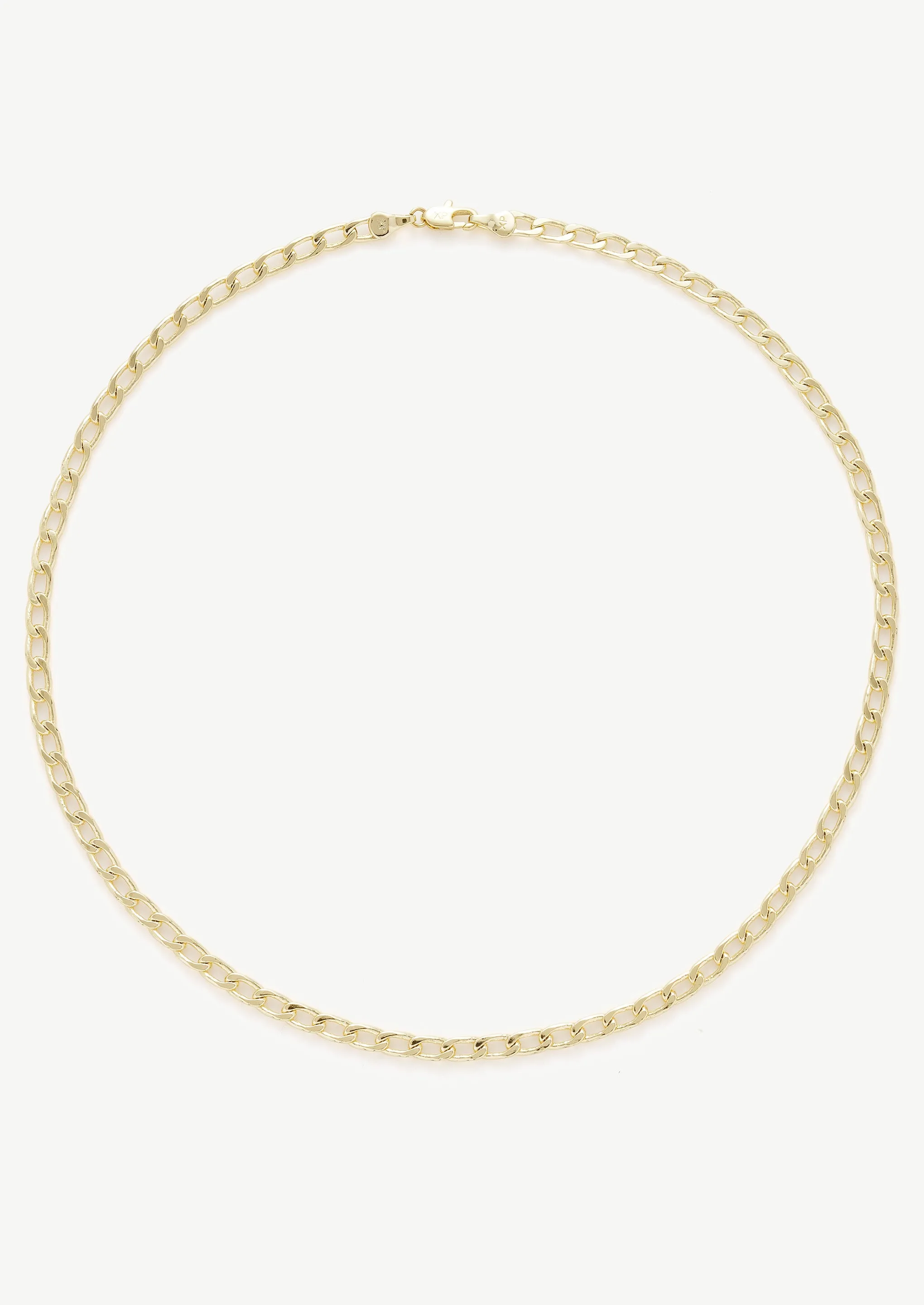 Gold Plated Link Chain Necklace