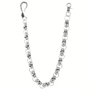Gothic Skull Head Pants Chain Unisex Denim Belt