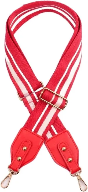 GRFIT Handbag Strap Fashion Expanded Bag Shoulder Straps Diagonal Shoulder Bag Straps Accessories Backpack Strap Color Stripe Bag Shoulder Strap (Color : A1, Size : P16)