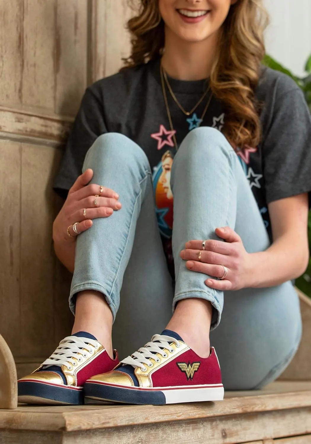 Ground Up Women's Wonder Woman Adult Shoes