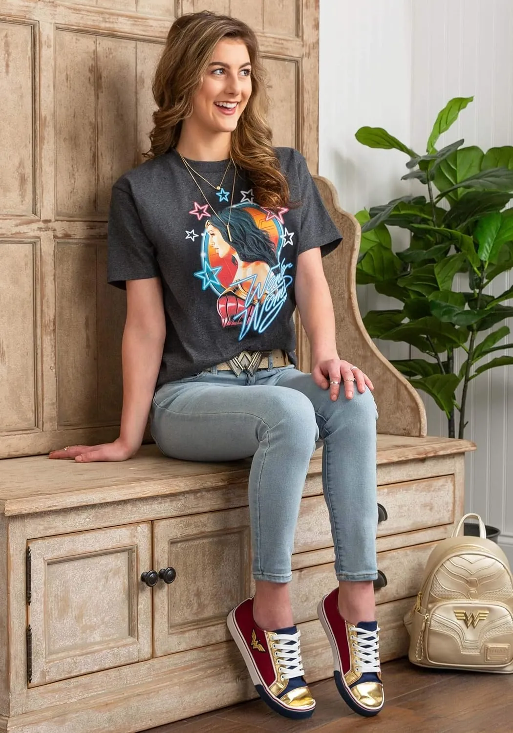 Ground Up Women's Wonder Woman Adult Shoes