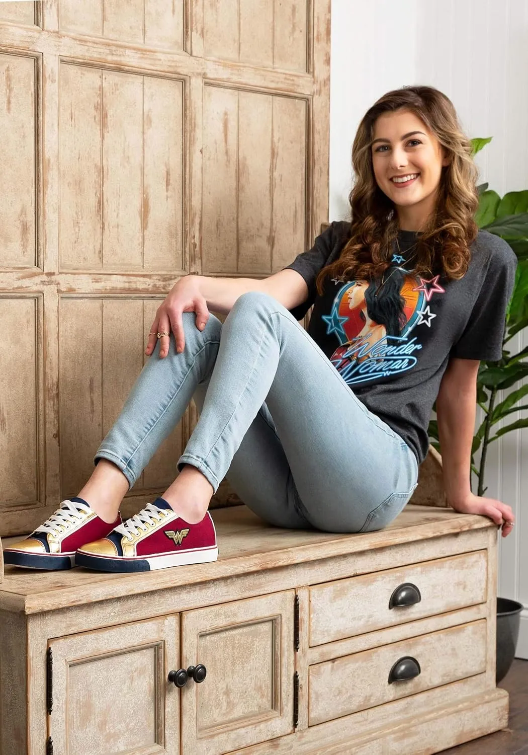 Ground Up Women's Wonder Woman Adult Shoes