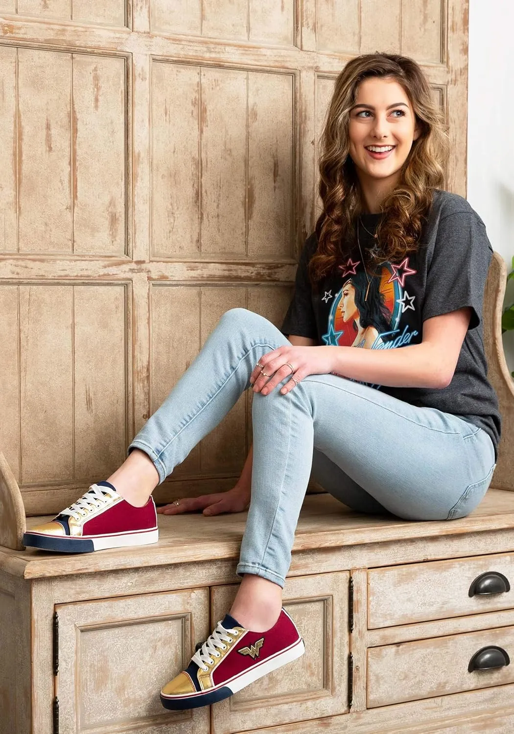 Ground Up Women's Wonder Woman Adult Shoes