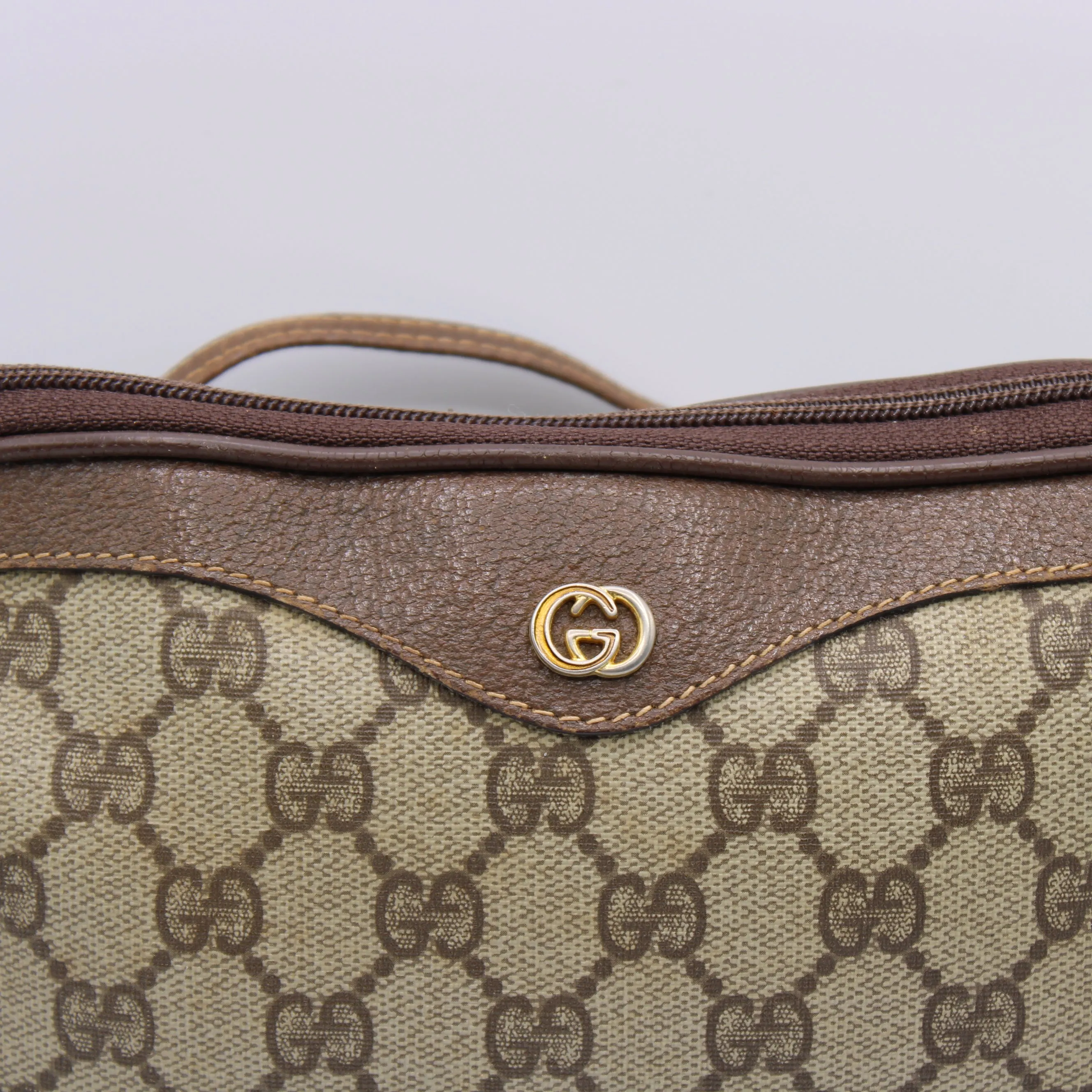 Gucci Ophidia Brown GG Canvas Shoulder Crossbody Bag Vintage