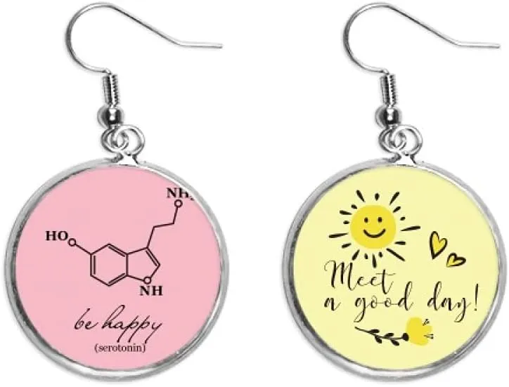Happy Happiness Structural Chestry Ear Drop Sun Flower Earring Jewelry Fashion