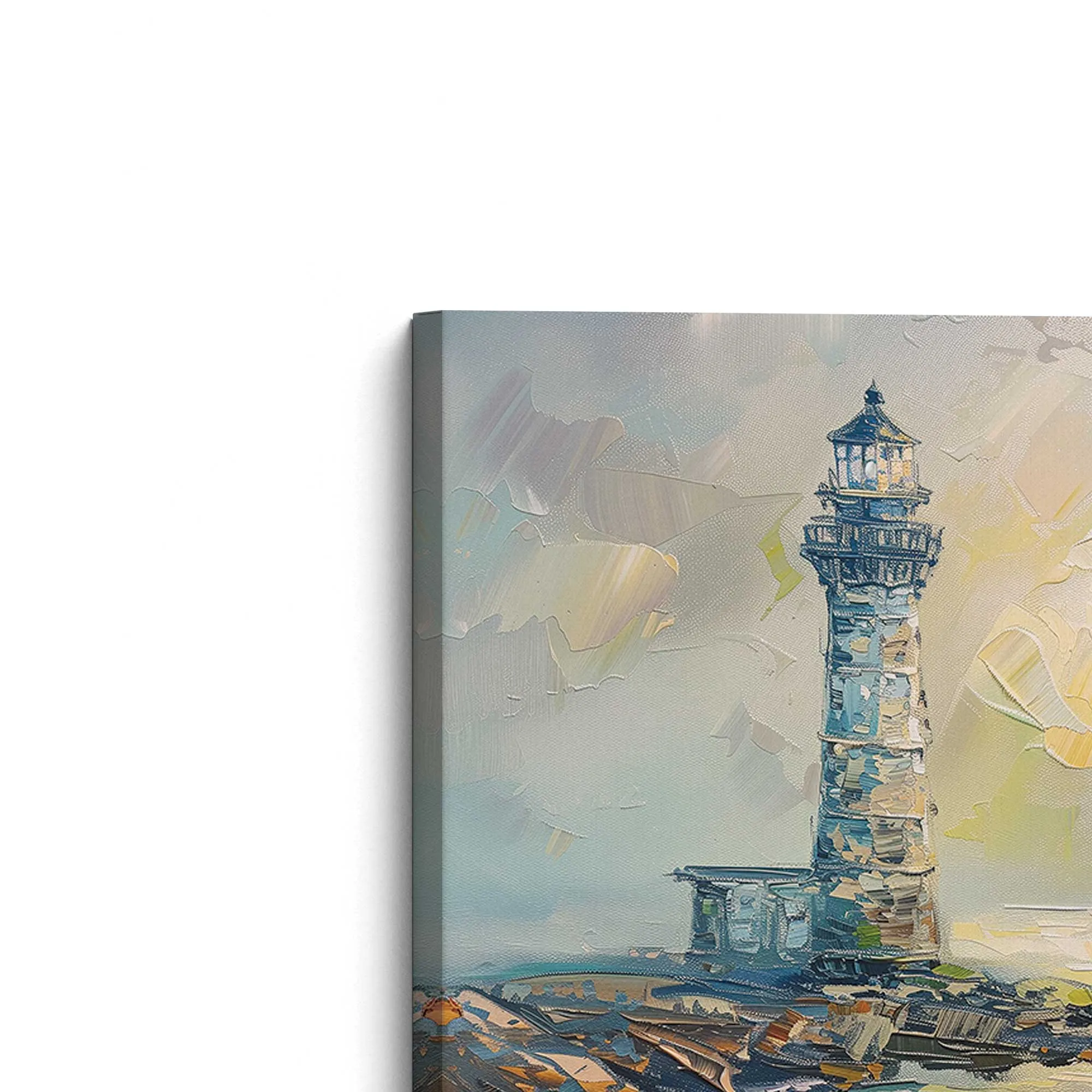 Harbor Glow v2 Large Canvas Print