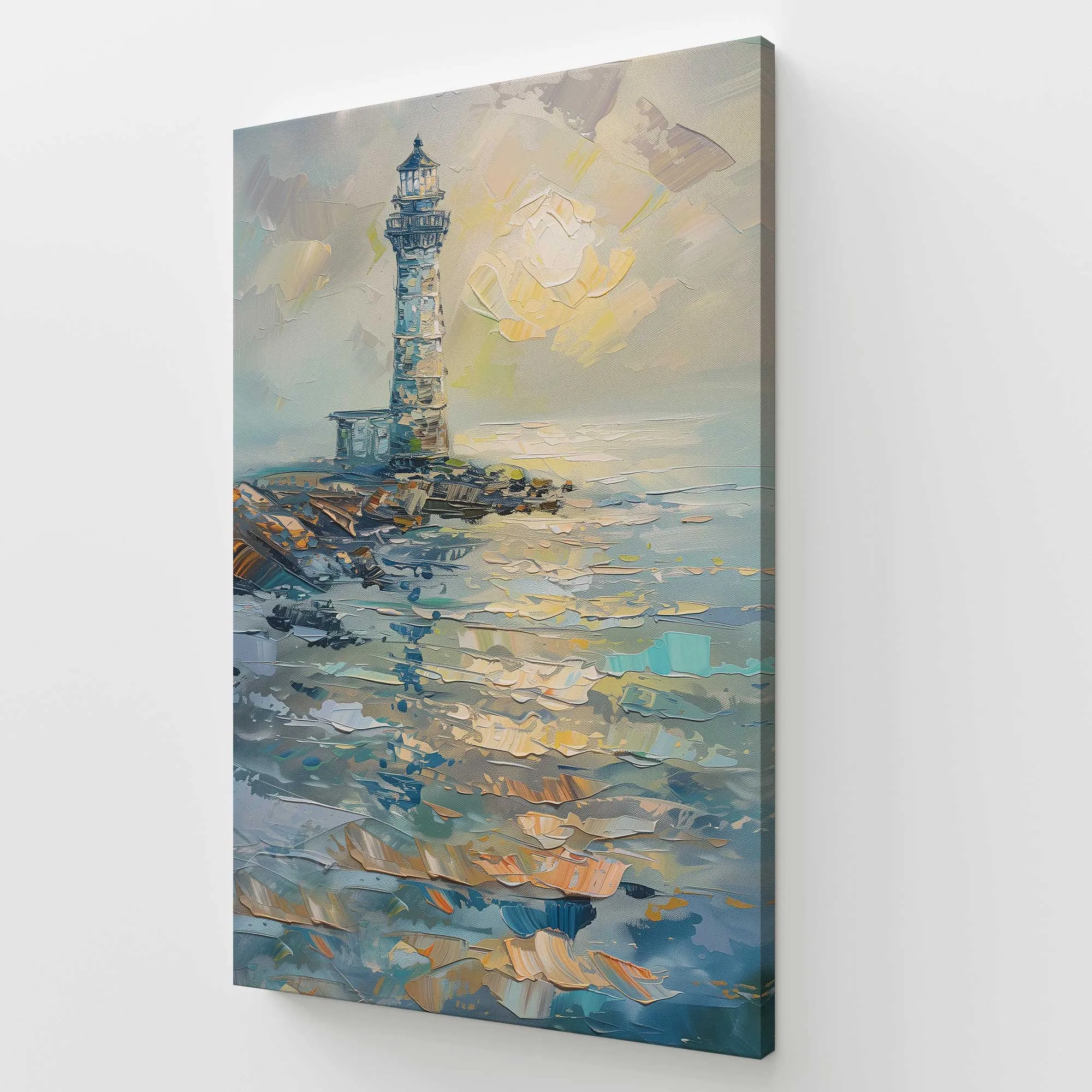 Harbor Glow v2 Large Canvas Print