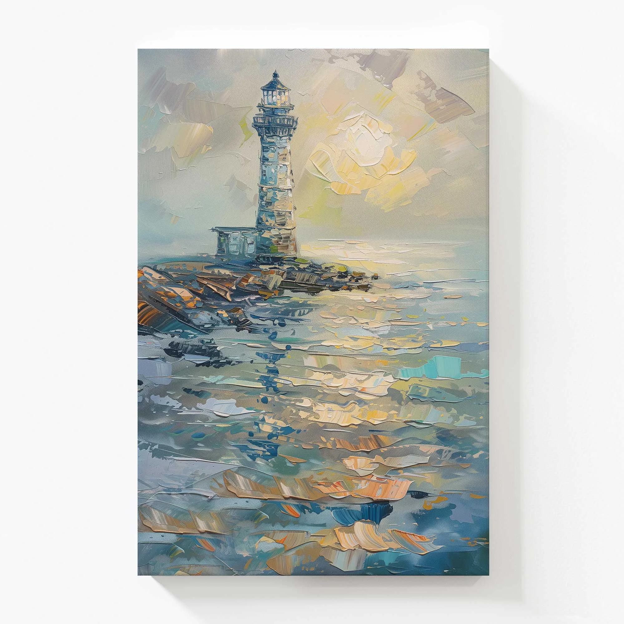 Harbor Glow v2 Large Canvas Print