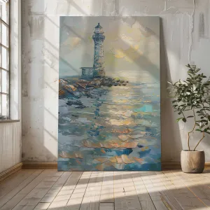 Harbor Glow v2 Large Canvas Print