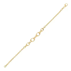 Hard Link Bracelet 14K