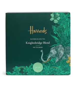 Harrods of London England No.15 Knightsbridge Strong Breakfast Tea, 100 Tea Bags