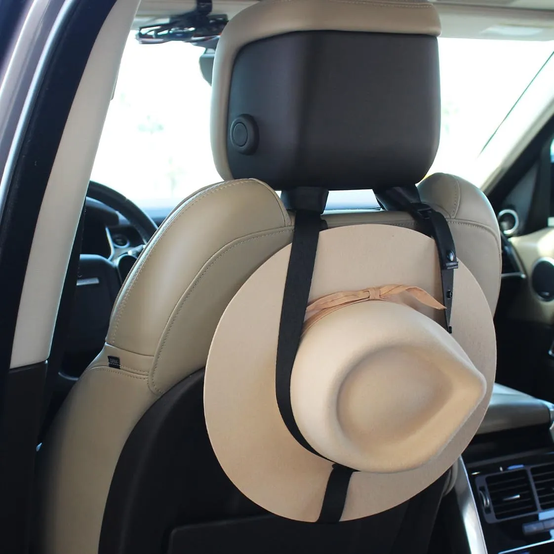 Hat Holder for Travel- Stylish Durable Travel Accessory Designed for Purses, Totes, Bags, Backpacks, Luggage & More | Fits Multiple Hats and Cowboy Hats with Thick or Curved Brims