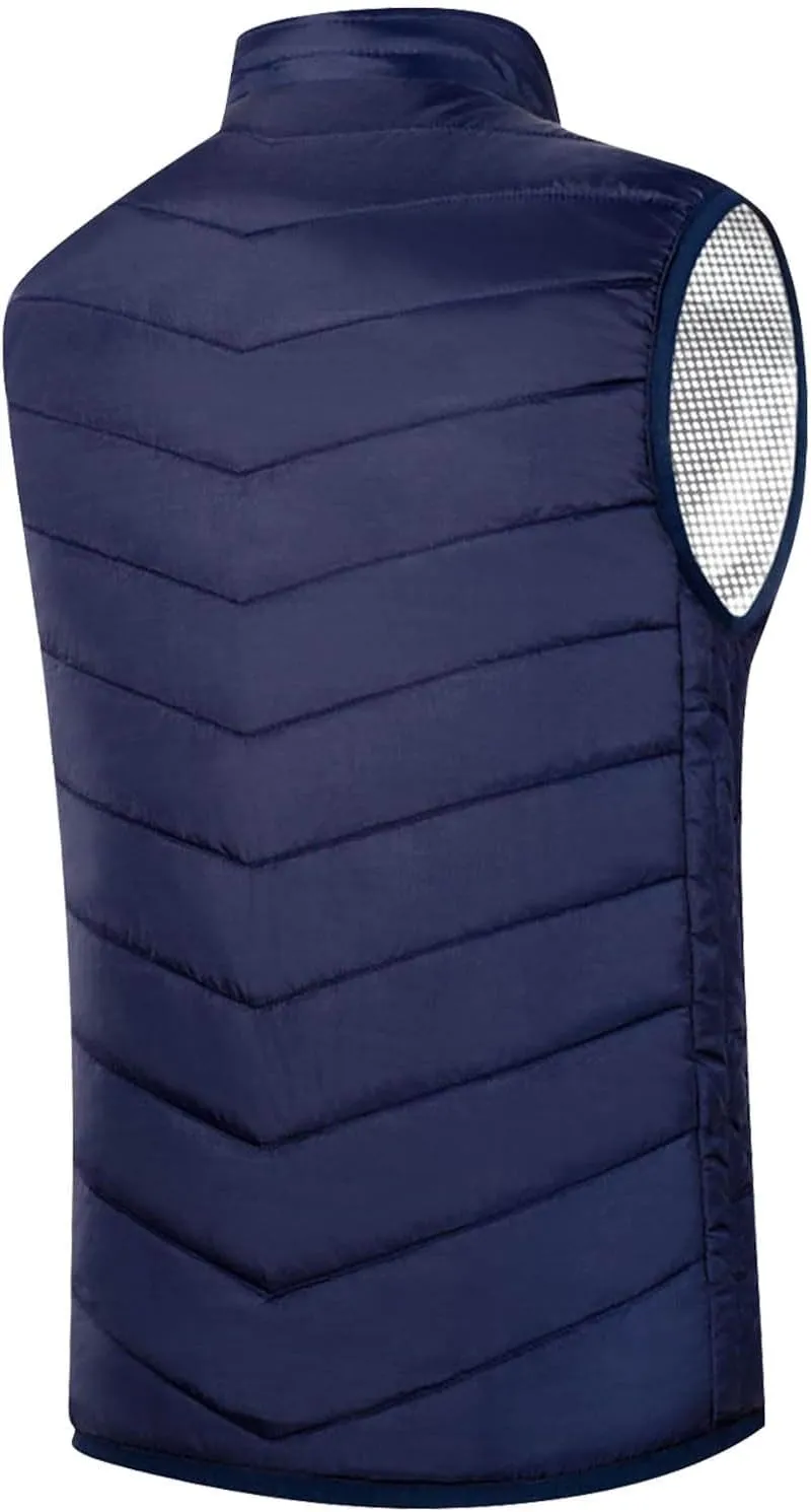 Heated Vest For Men Winter Outdoor Windproof Jackets Soft Shell Electric Heating Coat Smart Heated Vest (No Battery)