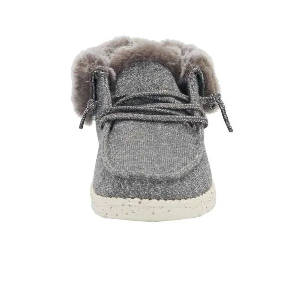 Hey Dude Grey Britt Youth Sized Booties 130193000