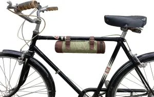 Hide & Drink, Bike Pack Tube, Zipper Commute Bag, Travel Storage Handmade