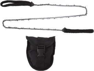 High - Efficiency Outdoor Portable Manganese Steel Hand Chain Saw - Quick Cut, Durability, Easy Storage for Camping, Survival, Woodworking