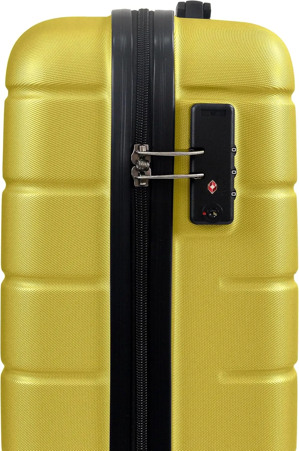 HOUAGI Luggage Sets 2 Piece,20 inch 24 inch Carry on Luggage Airline Approved,ABS Hardside Lightweight Suitcase with 4 Spinner Wheels,2-Piece Set(20/24),Yellow