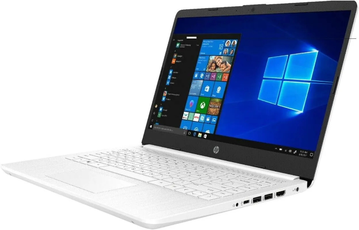 HP 2021 Stream 14" HD Laptop Light-Weight, Intel Celeron N4020(Up tp 2.8GHz), 4GB RAM, 64GB eMMC Storage, Webcam, HDMI, 1 Year Office 365, Google Classroom or Zoom Compatible,w/Accessories