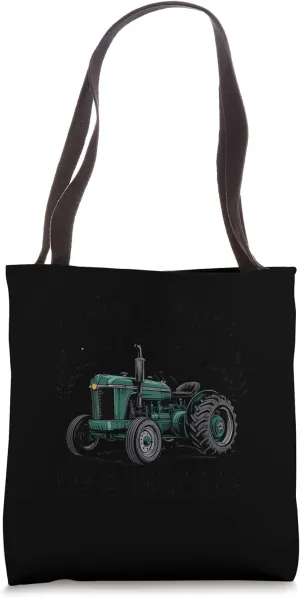 I Dream I’m a Tractor Funny Snoring Joke Design Tote Bag
