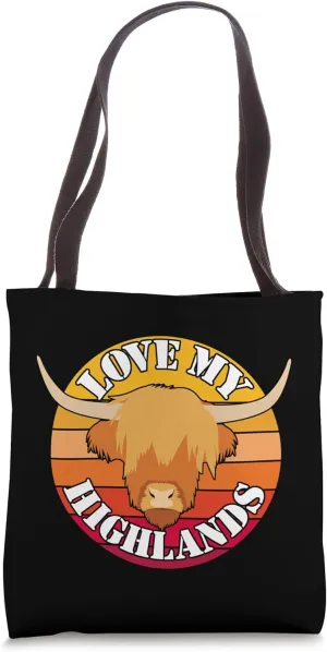 I love my Highlands Ecological sustainable animal husbandry Tote Bag