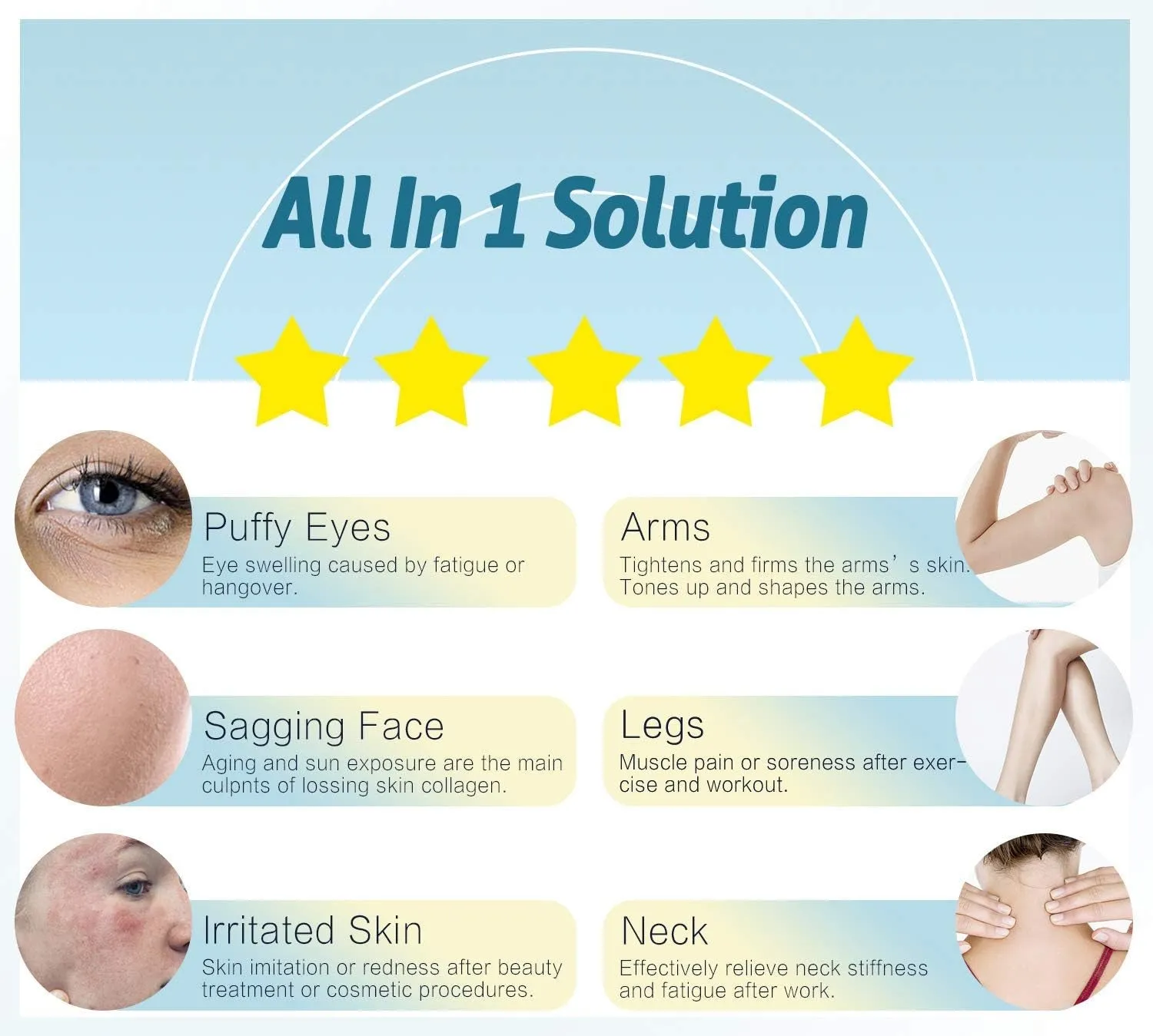Ice Roller for Face & Eye, Puffiness, Migraine, Pain Relief and Minor Injury, Skin Care Products