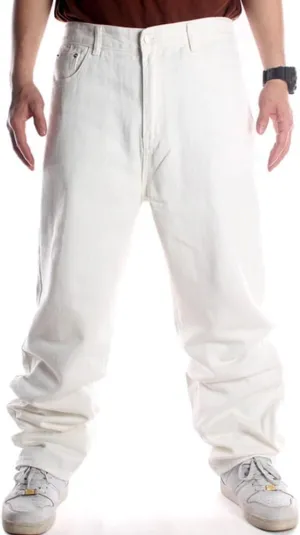 IDEALSANXUN Baggy Jeans Men Casual Embroidery Hip Hop Loose Fit Y2k Jeans