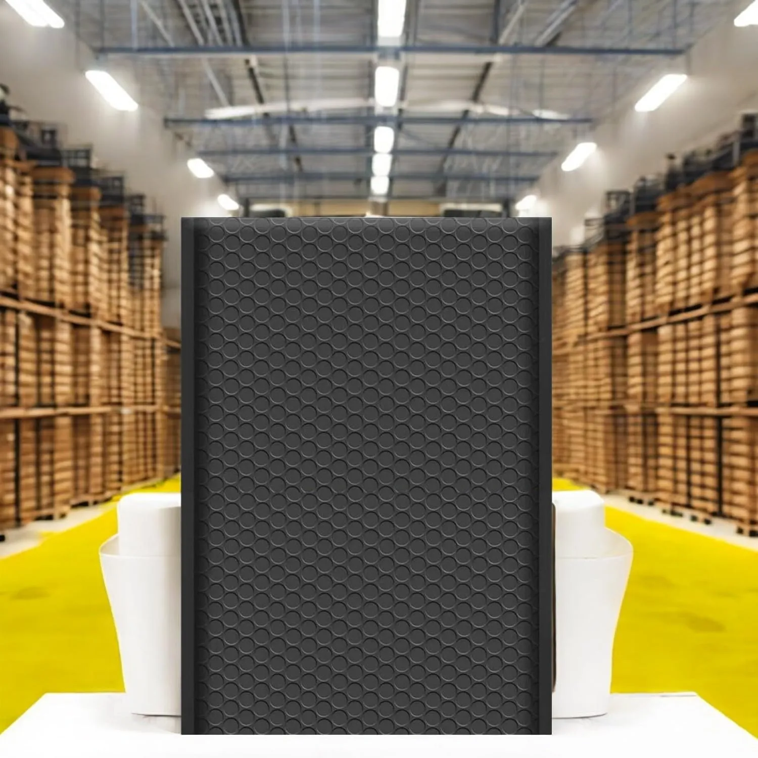iMBAPrice 9.5x14.5 Inches Black Color Polybubble Bag, 100-Pack Large Size #4 Self Seal Poly Bubble Mailers Padded Packing Envelopes (Total 100 Bags)