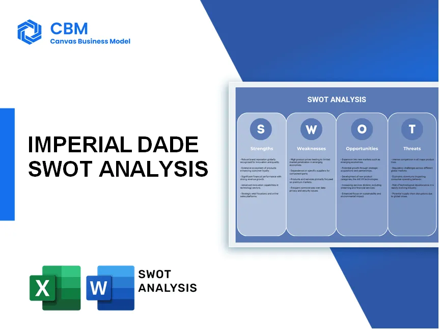 IMPERIAL DADE SWOT ANALYSIS