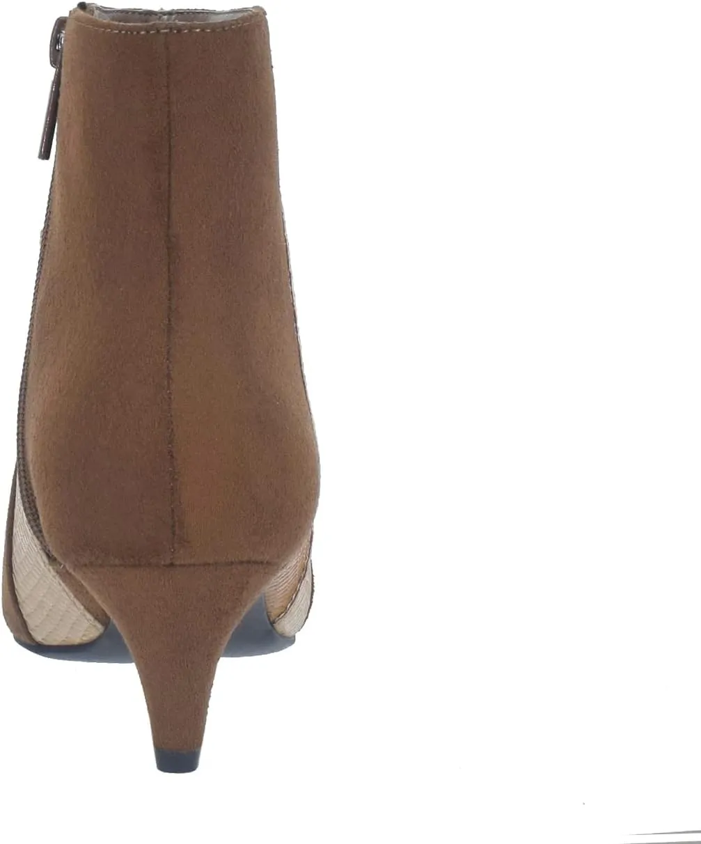 Impo International Eila Multi Texture Bootie with Memory Foam