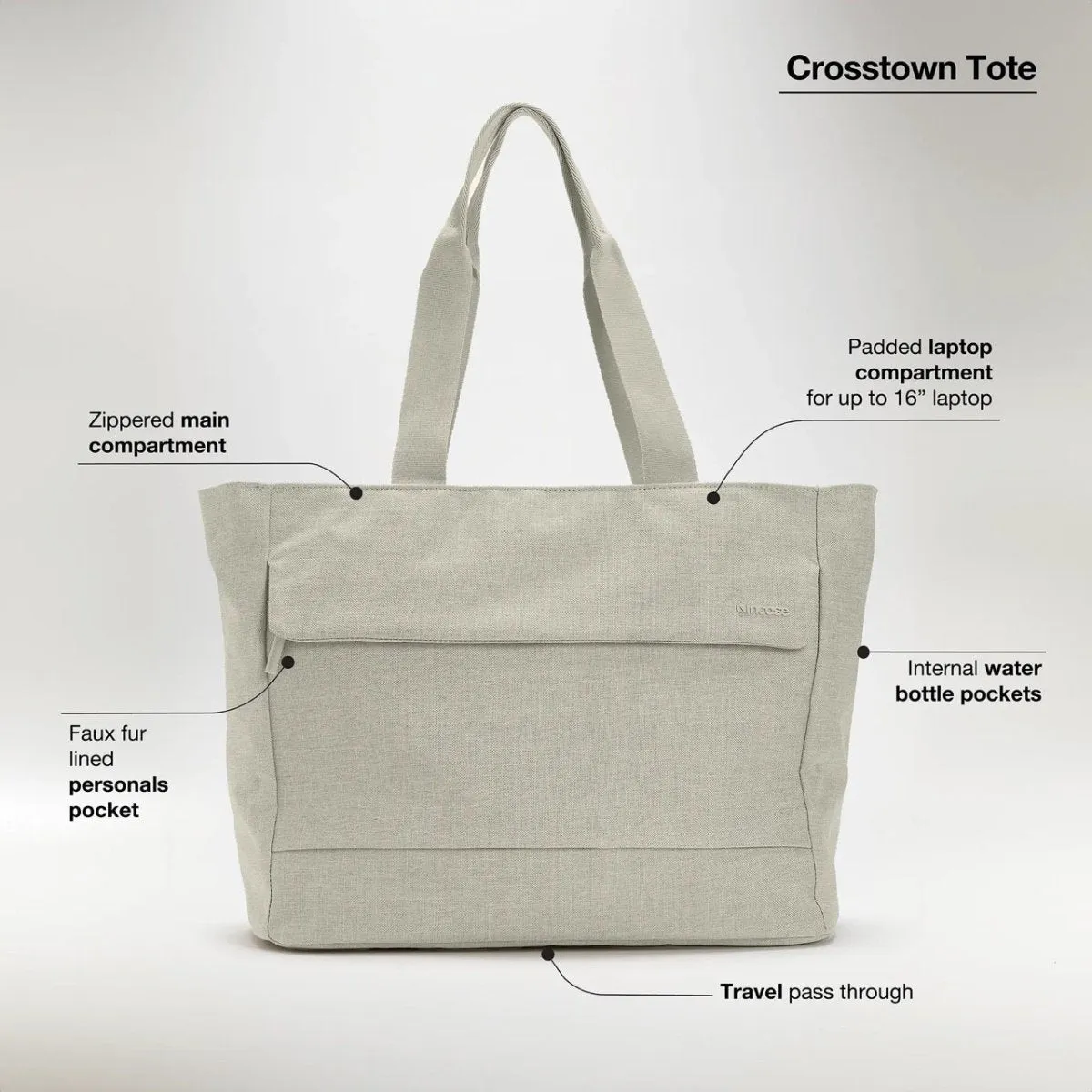 Incase Crosstown Tote with Woolenex