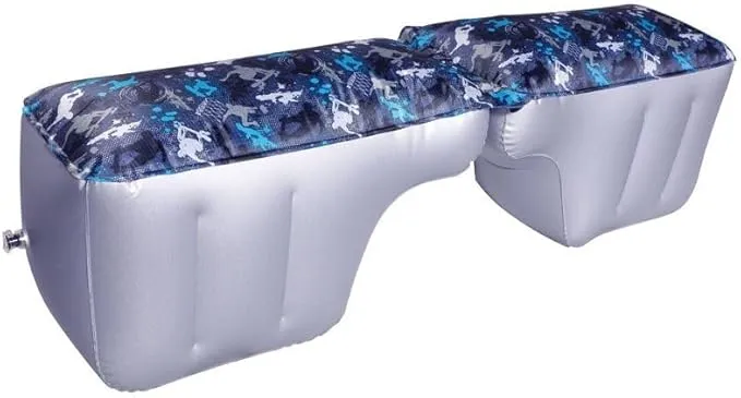 Inflatable Car Air Travel Bed Mattress for Back Seat Gap Pad, 130-30-40cm Auto Accessories Inflation Bed(Camouflage)