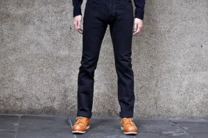 Iron Heart 16oz 888S-SLBod 'Black-Overdyed' Denim (Straight Tapered Fit)