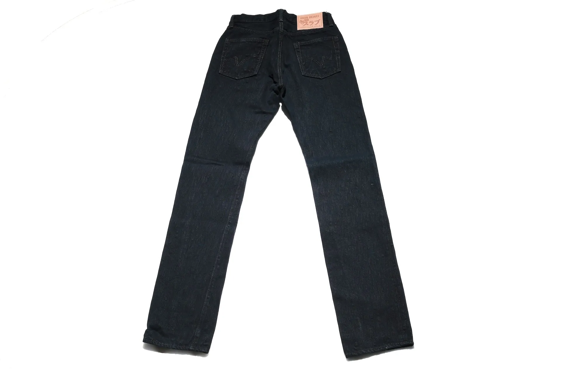 Iron Heart 16oz 888S-SLBod 'Black-Overdyed' Denim (Straight Tapered Fit)