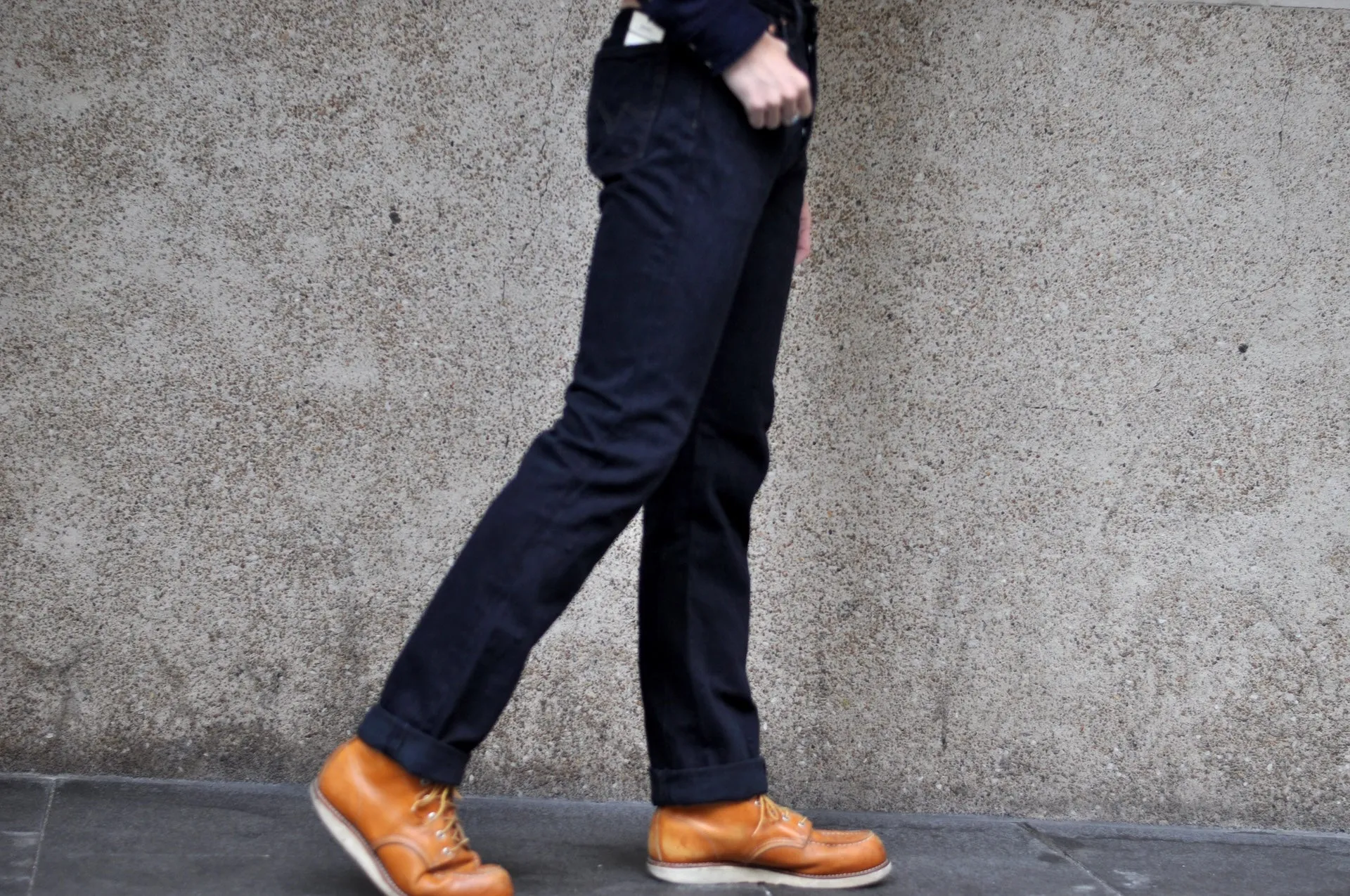 Iron Heart 16oz 888S-SLBod 'Black-Overdyed' Denim (Straight Tapered Fit)