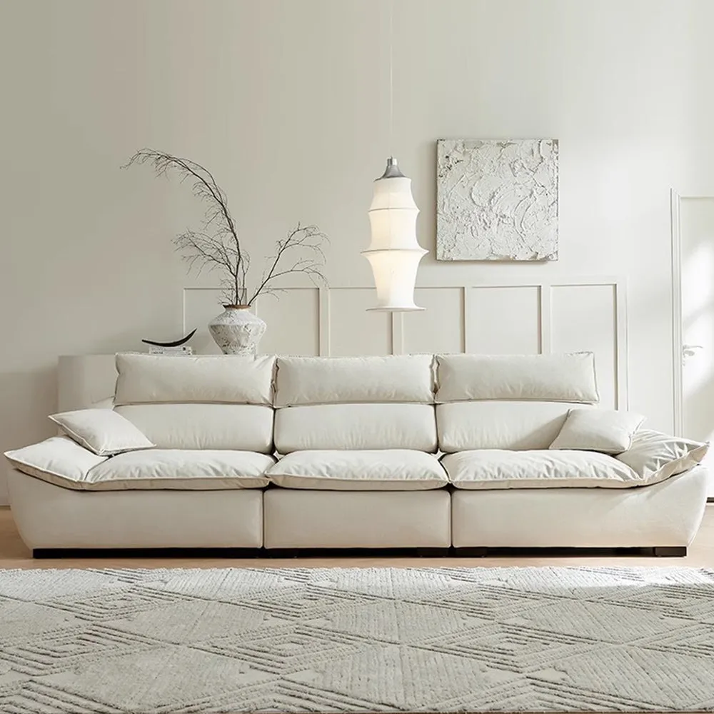 Italian Minimalist Straight Row Sailing Boat Sofa
