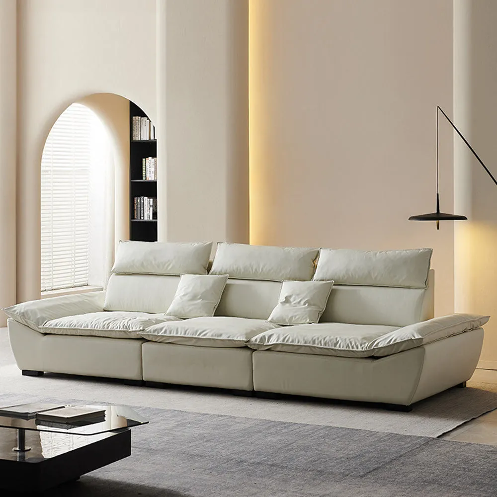 Italian Minimalist Straight Row Sailing Boat Sofa