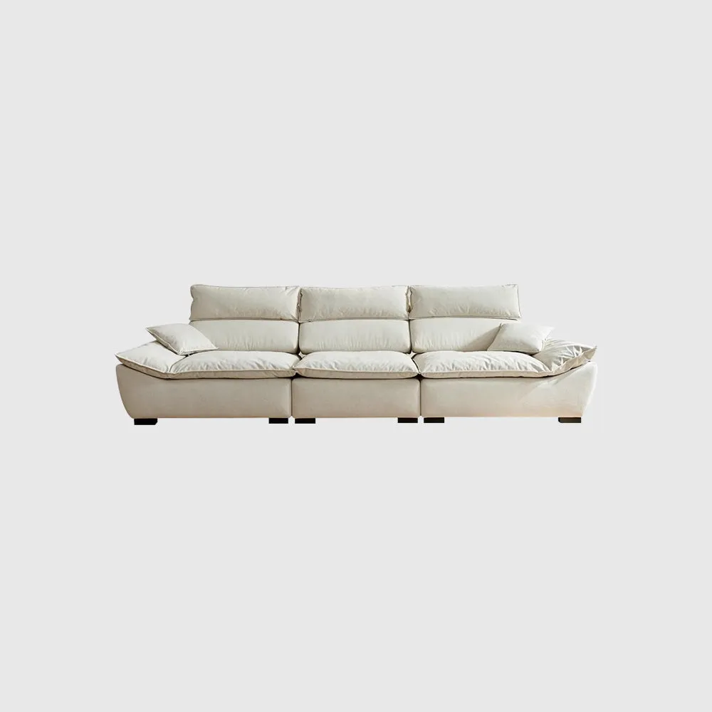 Italian Minimalist Straight Row Sailing Boat Sofa