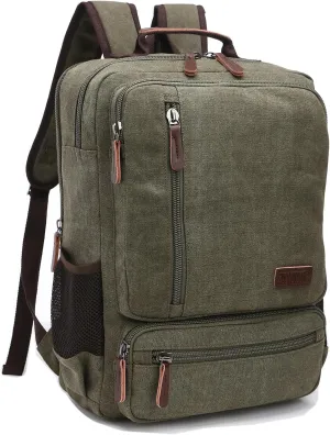 IT'SCARL Travel 17 inch laptop backpack, suitable for men and women, cycling, waterproof sports bag (green)