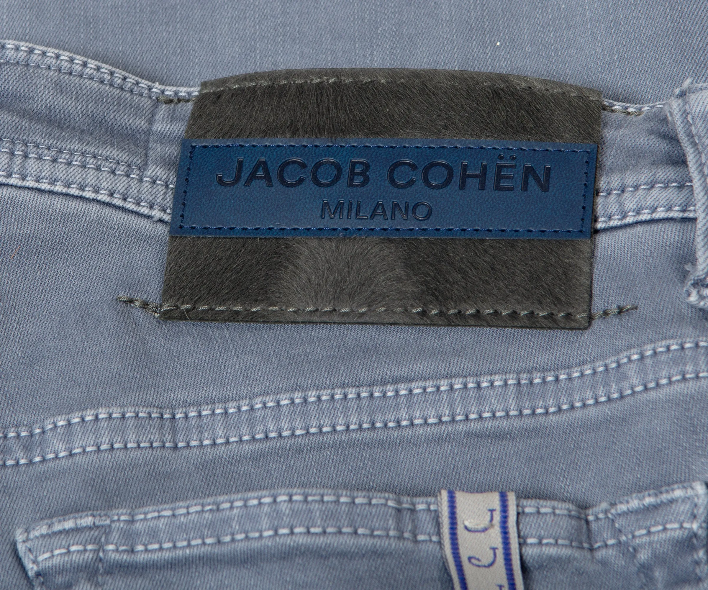 Jacob Cohën Slim Fit Denim Jeans Light Grey