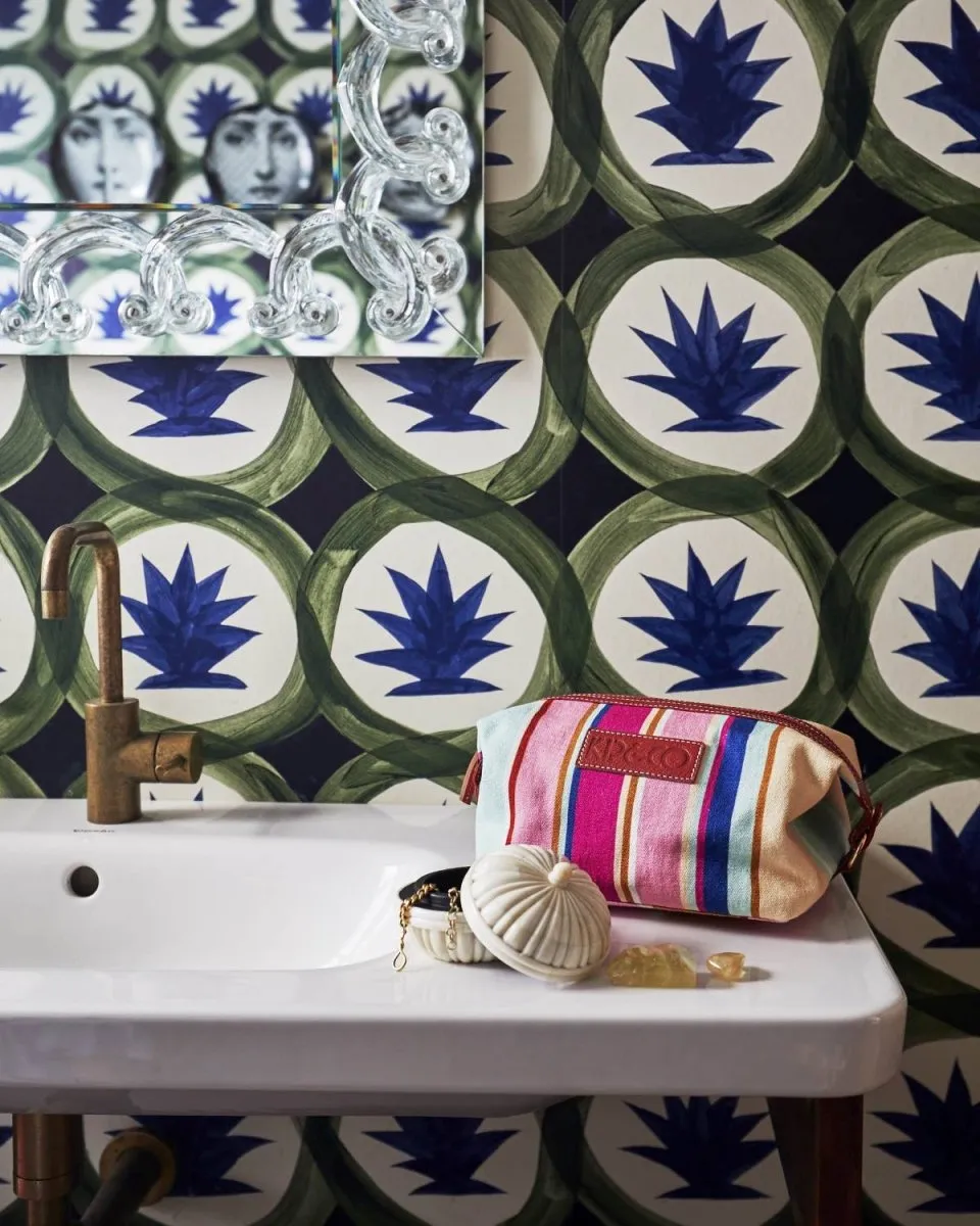 Jaipur Stripe Toiletry Bag - Kip & Co