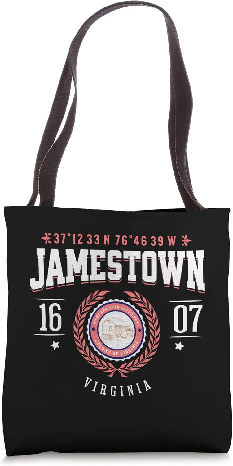 Jamestown Virginia Colony Rustic Souvenir Revolutionary War Tote Bag