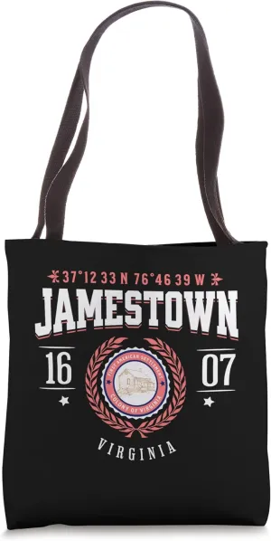 Jamestown Virginia Colony Rustic Souvenir Revolutionary War Tote Bag