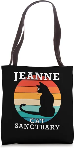 Jeanne Cat Sanctuary Group Family Reunion Name Tote Bag