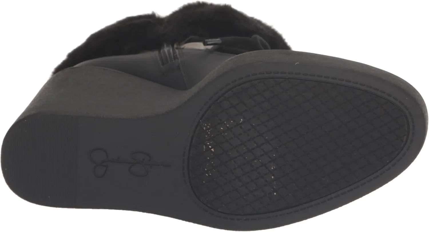 Jessica Simpson Women's Myina Wedge Fur Bootie Ankle Boot
