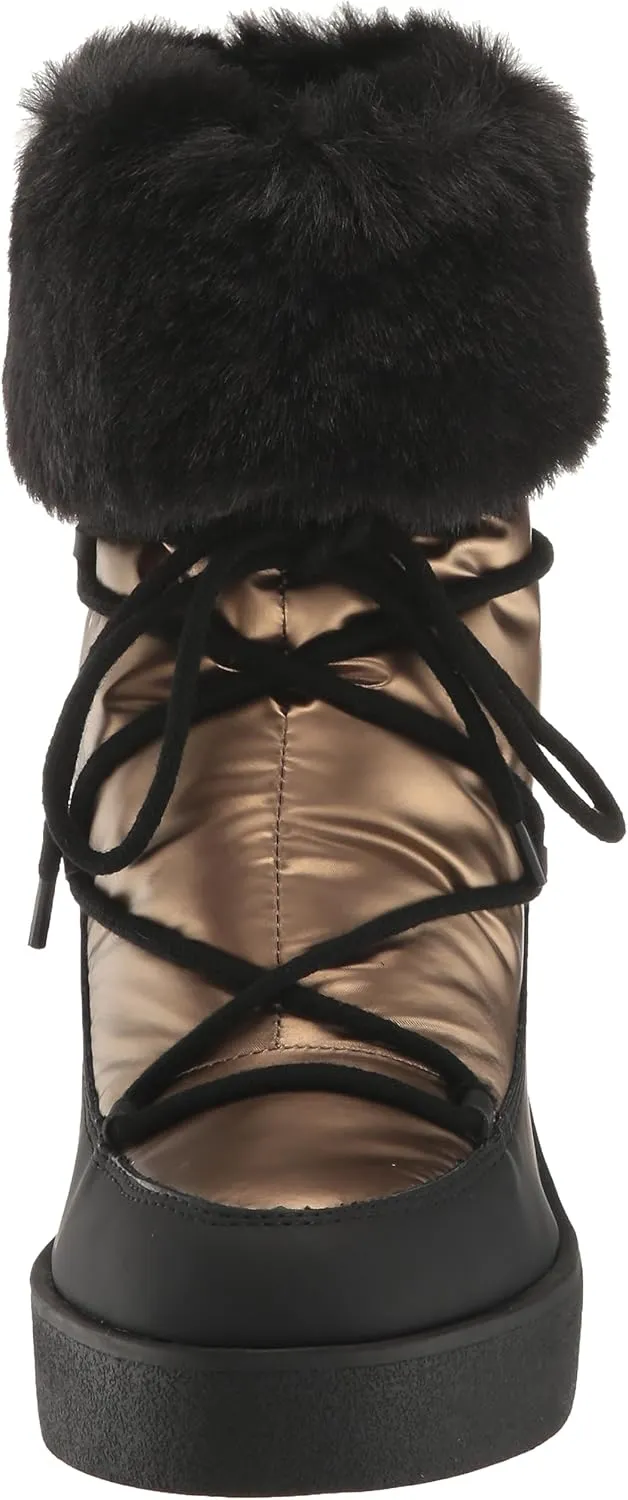 Jessica Simpson Women's Myina Wedge Fur Bootie Ankle Boot