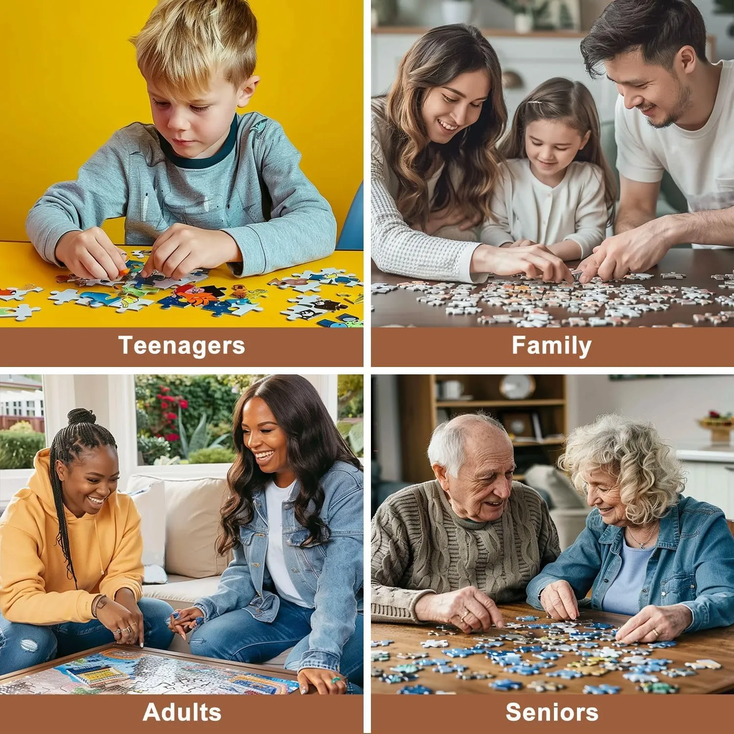 Jigsaw Puzzles 500 Pieces for Adult Surreal Graffiti Cow Canvas Rustic Wall Urban Vibe Puzzle Game for Family Wooden Puzzle Toy Educational Games Puzzles for Home Decor