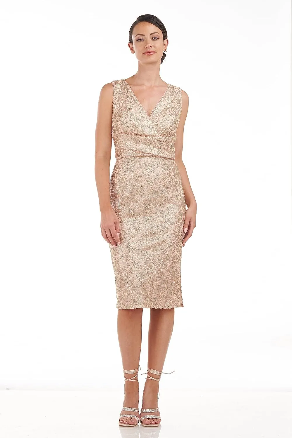 JS Collections Women's Cassidy V-Neck Cocktail Dress