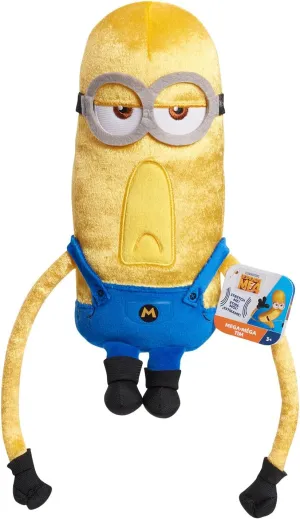 Just Play Illumination Minions Despicable Me 4 Squooshy Plush Mega Tim, Kids Toys for Ages 3 Up