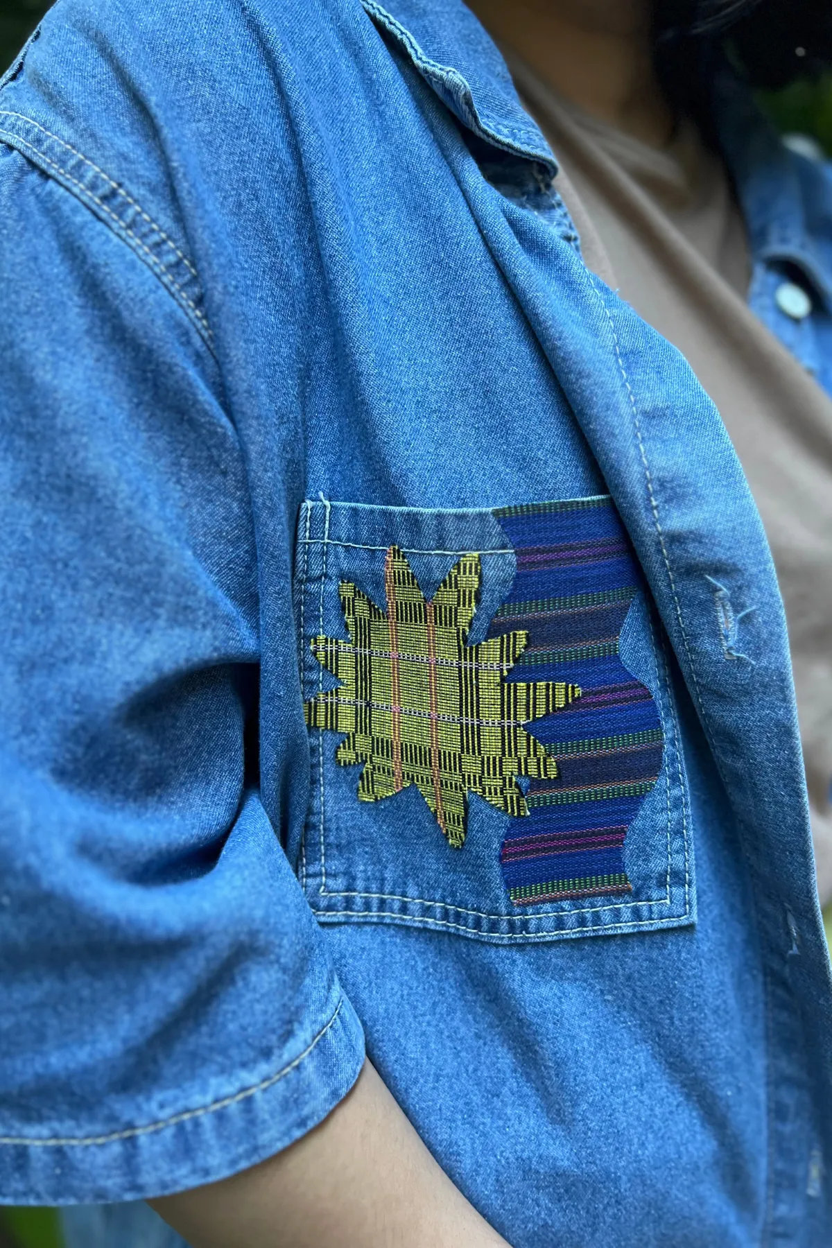 Kalikasan Weave Iron On Patches